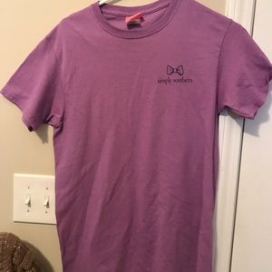 Purple simply southern shirt